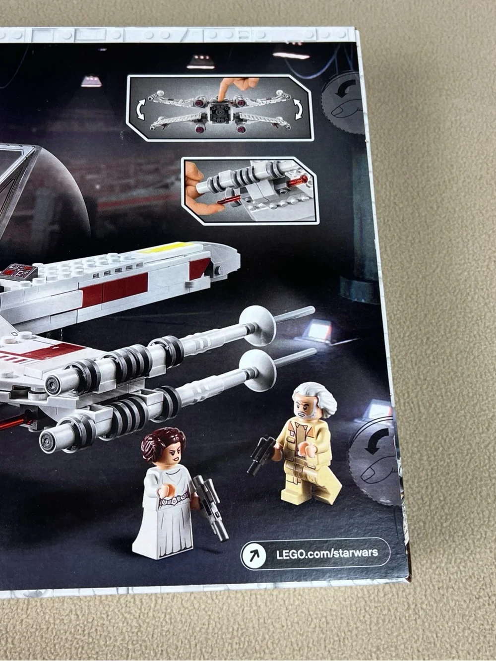 Lego Star Wars Luke Skywalker's X-Wing Fighter, Leia, R2, 474pcs. 75301, RETIRED
